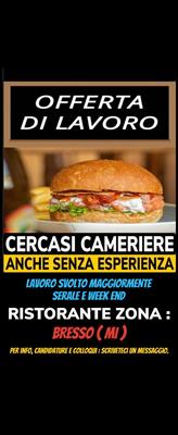 Cameriere di sala ambosessi
