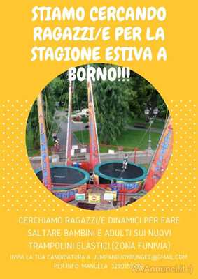 Addetto trampolini elastici