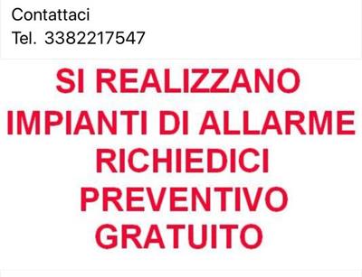 ALLARMI E ANTIFURTI SIRENA SENSORI TELECOMANDI