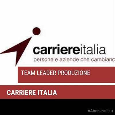 Capo reparto azienda