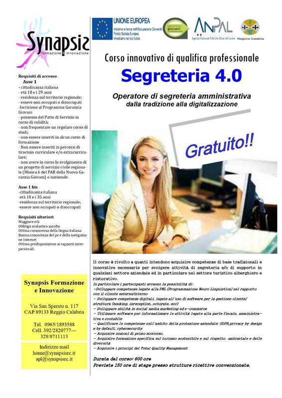 CORSO SEGRETERIA