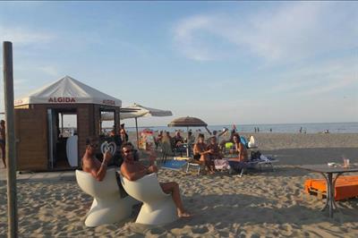 Chiringuito bar in Spiaggia